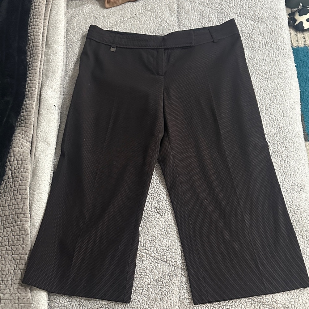 BCBGMaxAzria Dark Brown Wide-Leg Pants